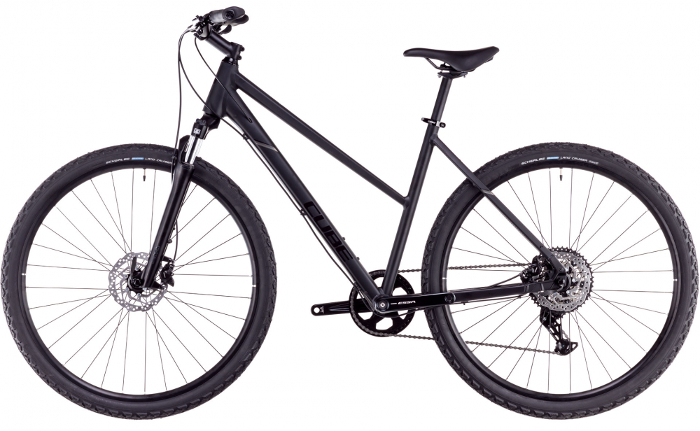 BICICLETA CUBE NATURE ONE TRAPEZE BLACK BLACK 2025 S (50 cm) [5]
