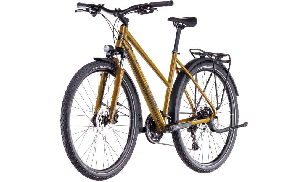 BICICLETA CUBE NATURE PRO ALLROAD TRAPEZE WILLOWGREEN BLACK 2025 S (50 cm) [4]