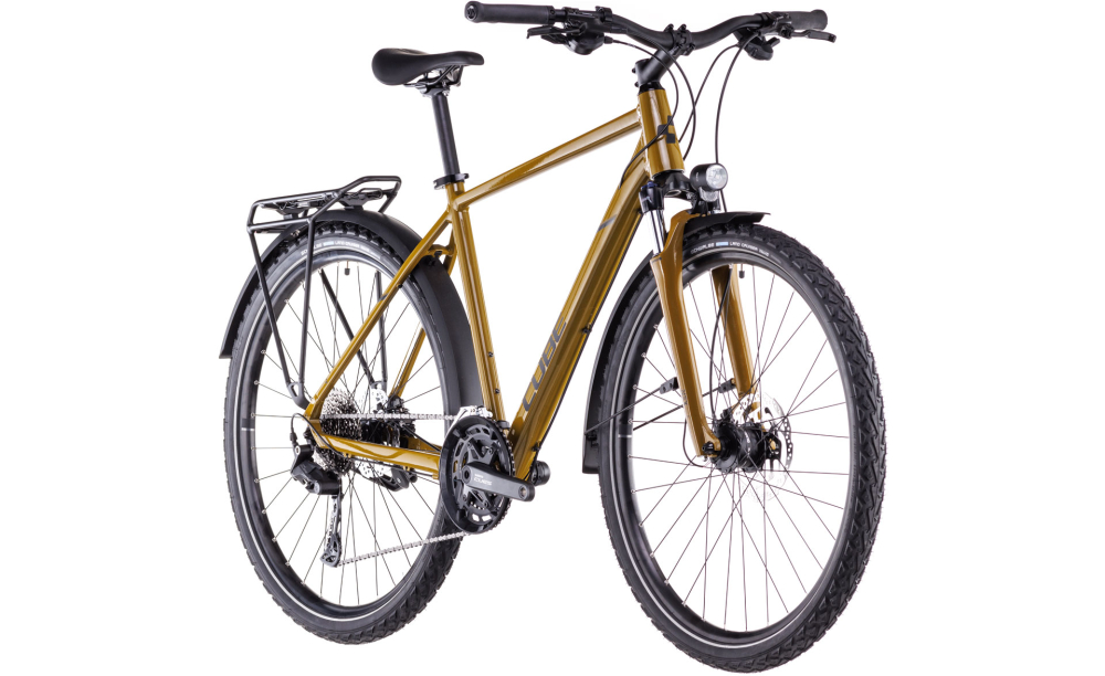 BICICLETA CUBE NATURE PRO ALLROAD WILLOWGREEN BLACK 2025 46 cm [3]