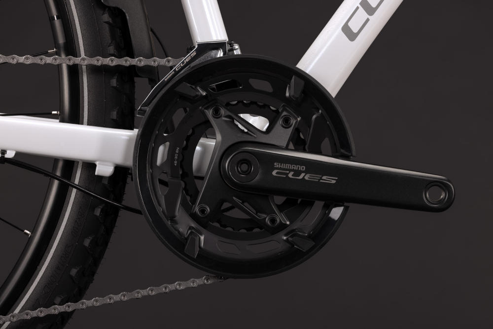BICICLETA CUBE NATURE PRO FE TRAPEZE METALLICWHITE REFLEX 2027 54 cm [4]