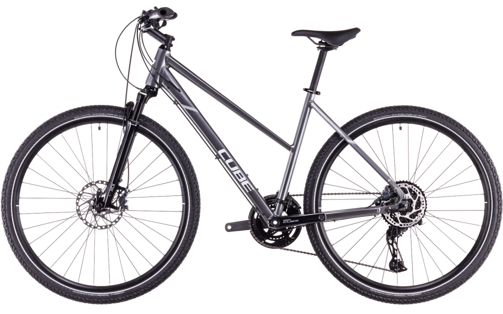 BICICLETA CUBE NATURE SLX TRAPEZE GRAPHITE FOSSIL 2025 M (54 cm) [5]