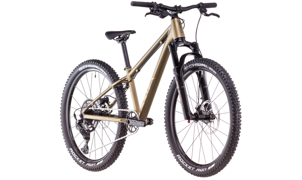 BICICLETA CUBE REACTION 240 TM GOLDENLIME BLACK 2025 roti 24" [3]