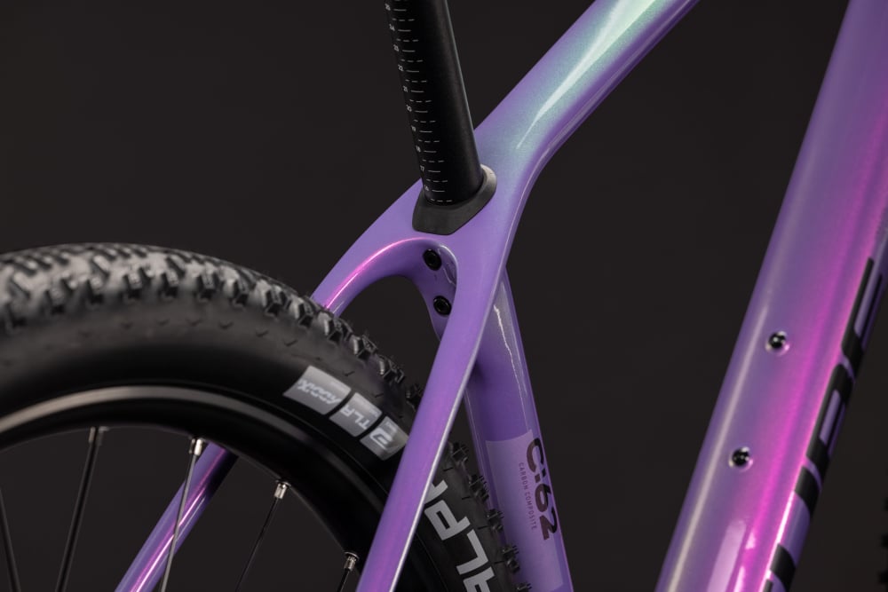 BICICLETA CUBE REACTION C:62 PRO COSMICPURPLE BLACK 2027 M [3]