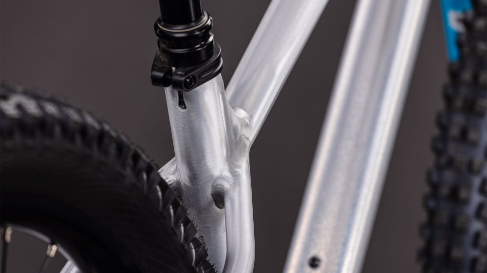 BICICLETA CUBE REACTION TM ONE RAWMETAL BLUE 2026 cadru XL (22") - roti 29 [4]