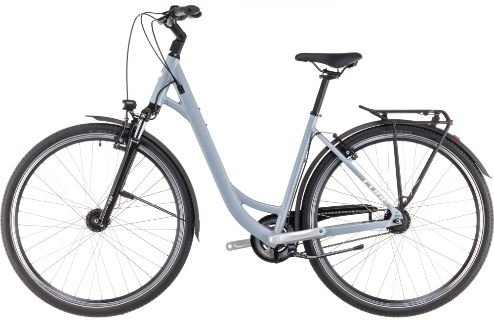 BICICLETA CUBE TOWN ONE EASY ENTRY POLARGREY WHITE 2025 53 cm [5]