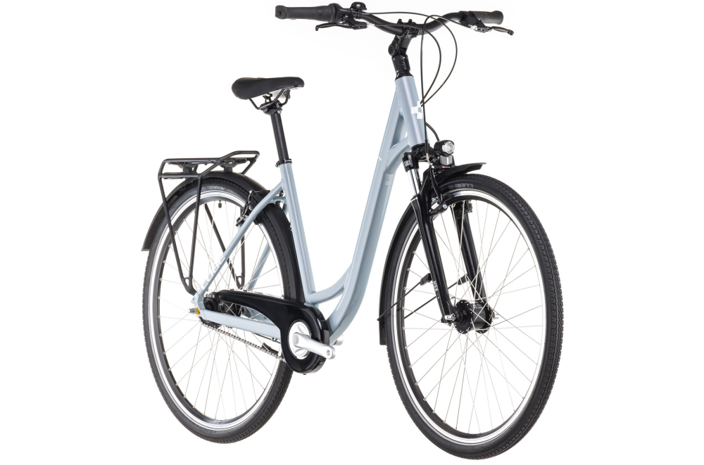 BICICLETA CUBE TOWN ONE EASY ENTRY POLARGREY WHITE 2025 53 cm [2]
