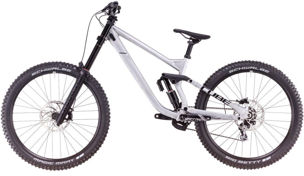 BICICLETA CUBE TWO15 PRO 27.5 RAWMETAL BLACK 2025 XL [5]