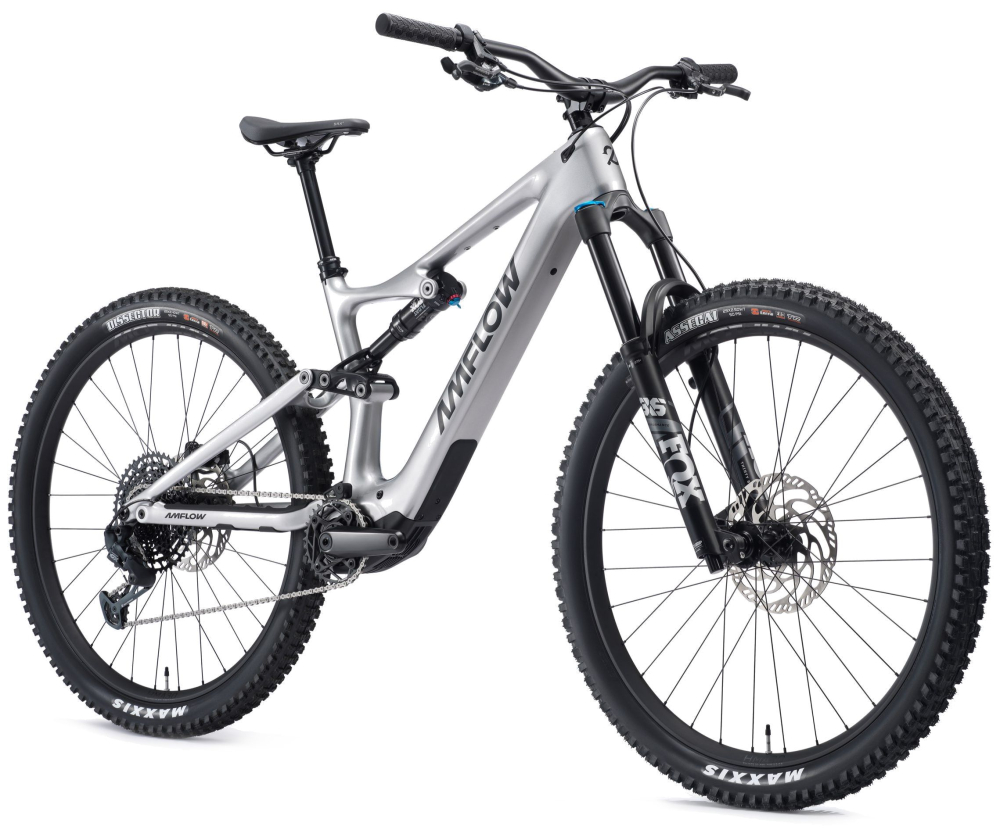 BICICLETA ELECTRICA AMFLOW PL CARBON SATIN SILVER XL [2]