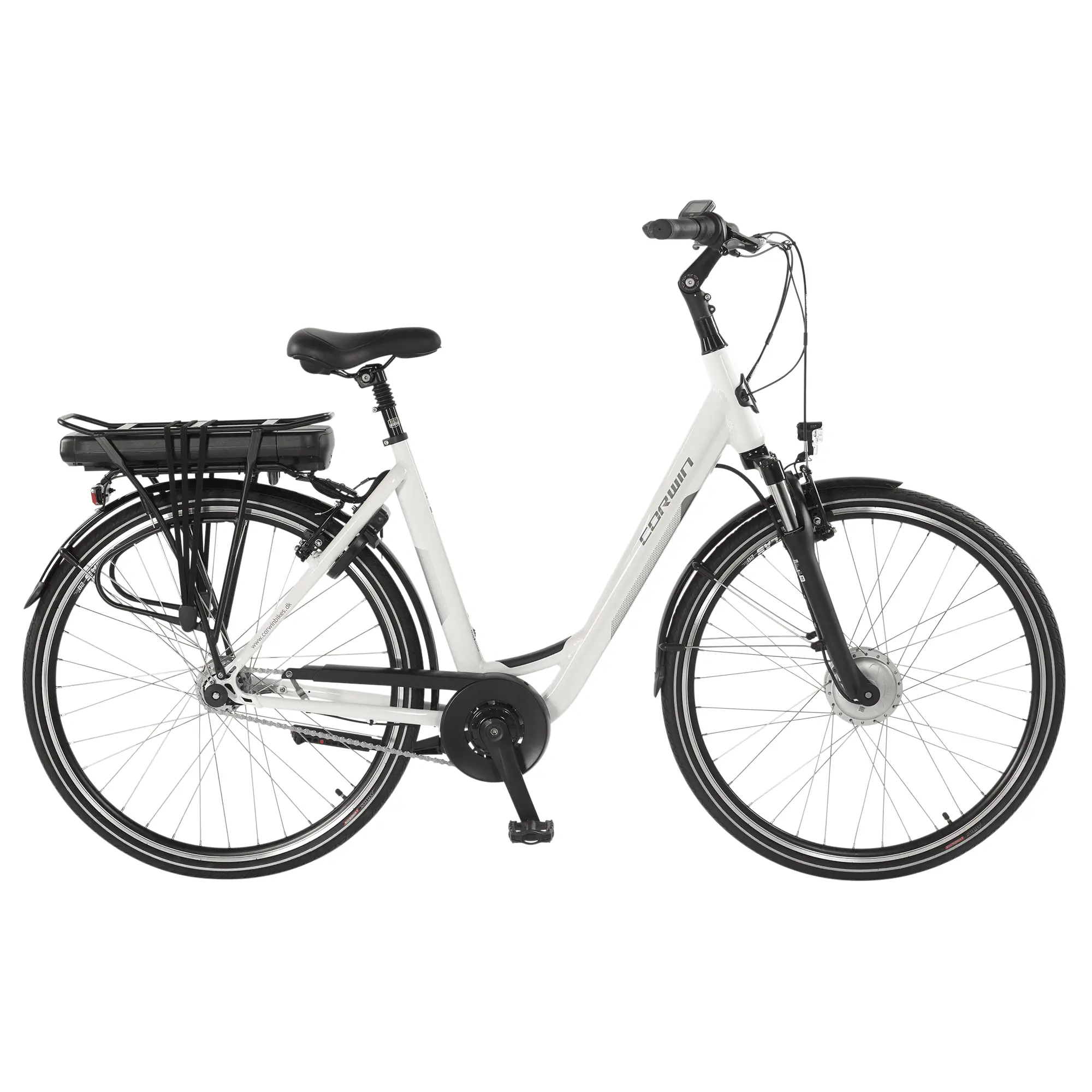 Bicicleta Electrica Corwin 28122 - 28 Inch, 530mm, Alb [3]
