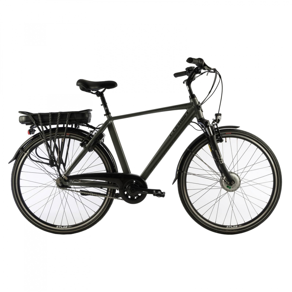 Bicicleta Electrica Corwin 28321 - 28 Inch, 490 mm, Gri lucios [1]