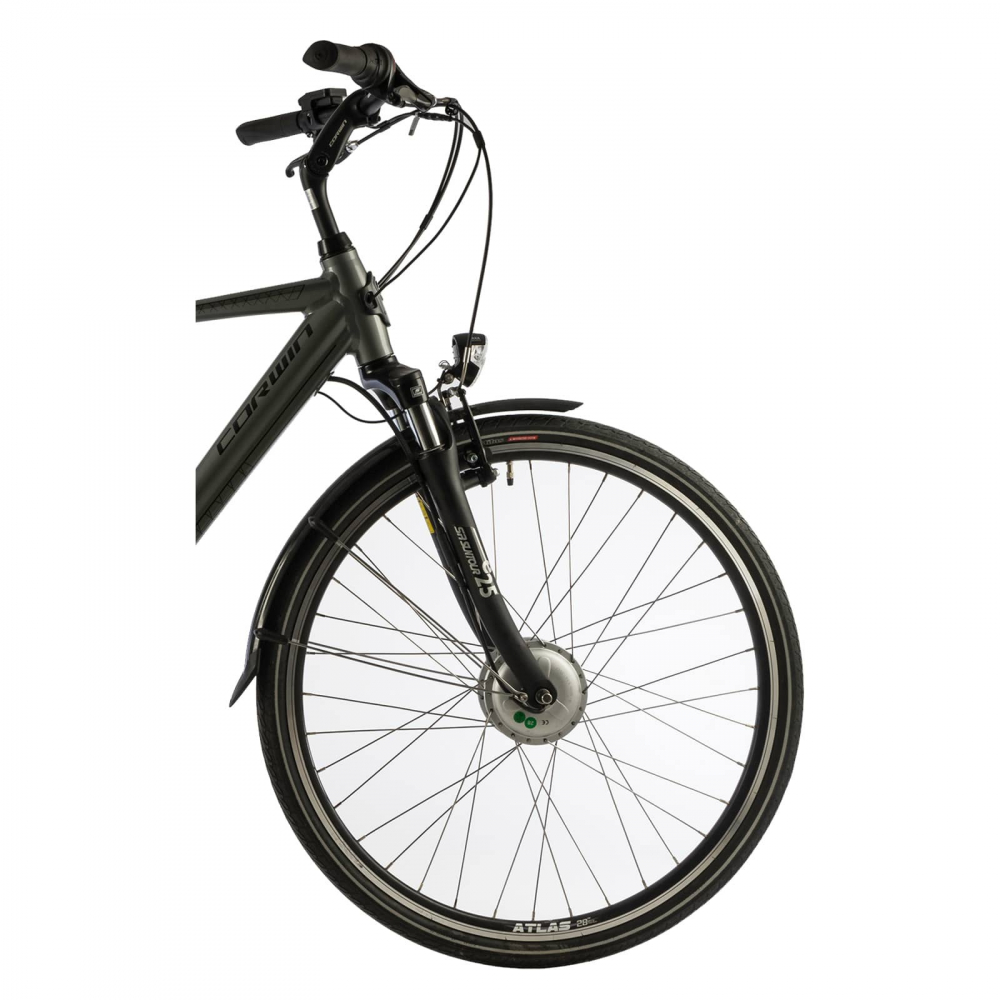 Bicicleta Electrica Corwin 28321 - 28 Inch, 490 mm, Gri lucios [2]