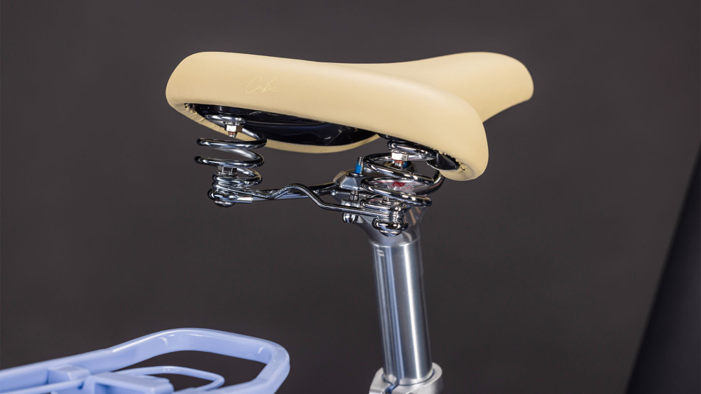 BICICLETA ELECTRICA CUBE ARUBA HYBRID 600 EASY ENTRY BLUEBLOSSOM CREME 2026 54 cm [4]