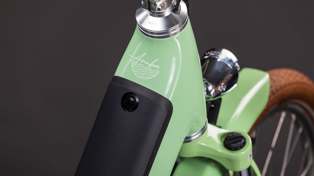 BICICLETA ELECTRICA CUBE ARUBA HYBRID 600 EASY ENTRY CACTUS BROWN 2026 54 cm [2]