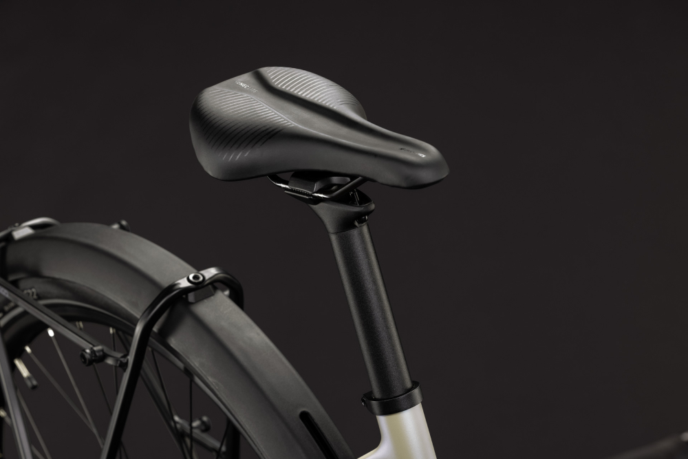 BICICLETA ELECTRICA CUBE EDITOR HYBRID PRO 360 FE TRAPEZE GLINTSAND BLACK 2027 58 cm [5]