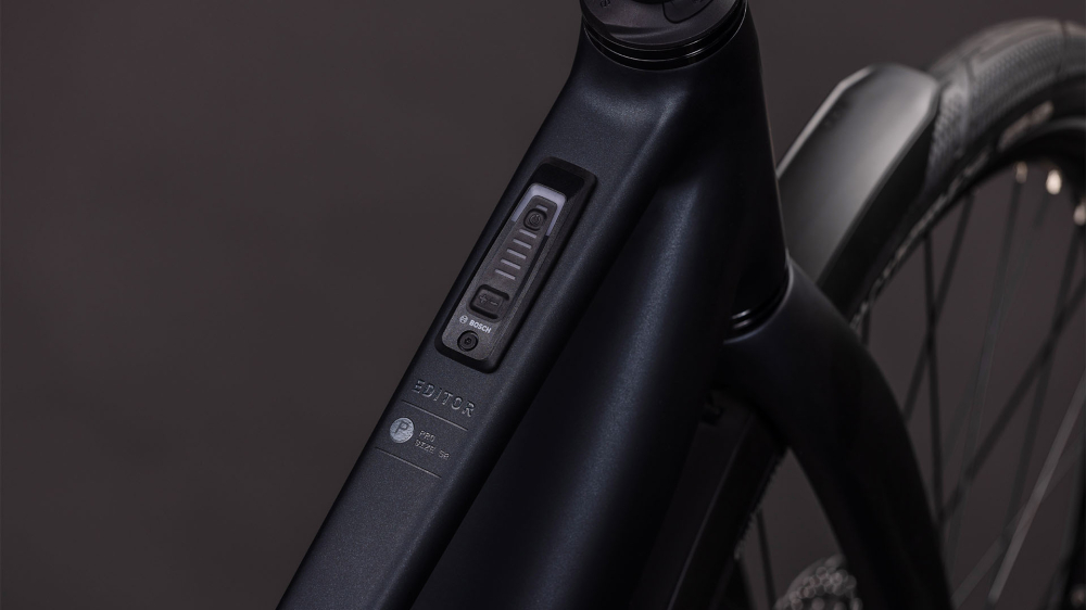 BICICLETA ELECTRICA CUBE EDITOR HYBRID PRO 400X FE TRAPEZE COAL PRISM 2026 50 cm [3]