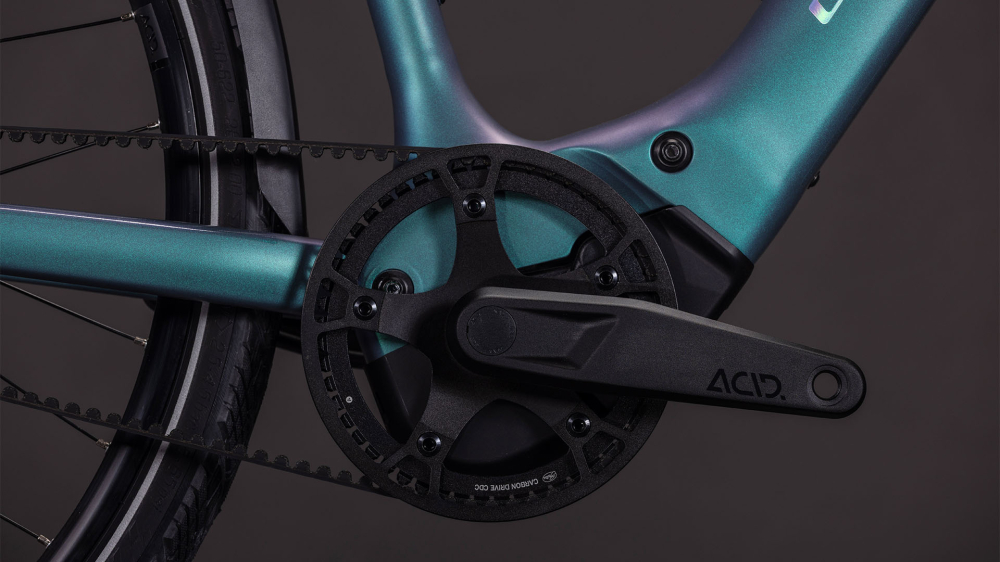 BICICLETA ELECTRICA CUBE EDITOR HYBRID SLT 400X FE SMARAGDGREY PRISM 2026 62 cm [5]