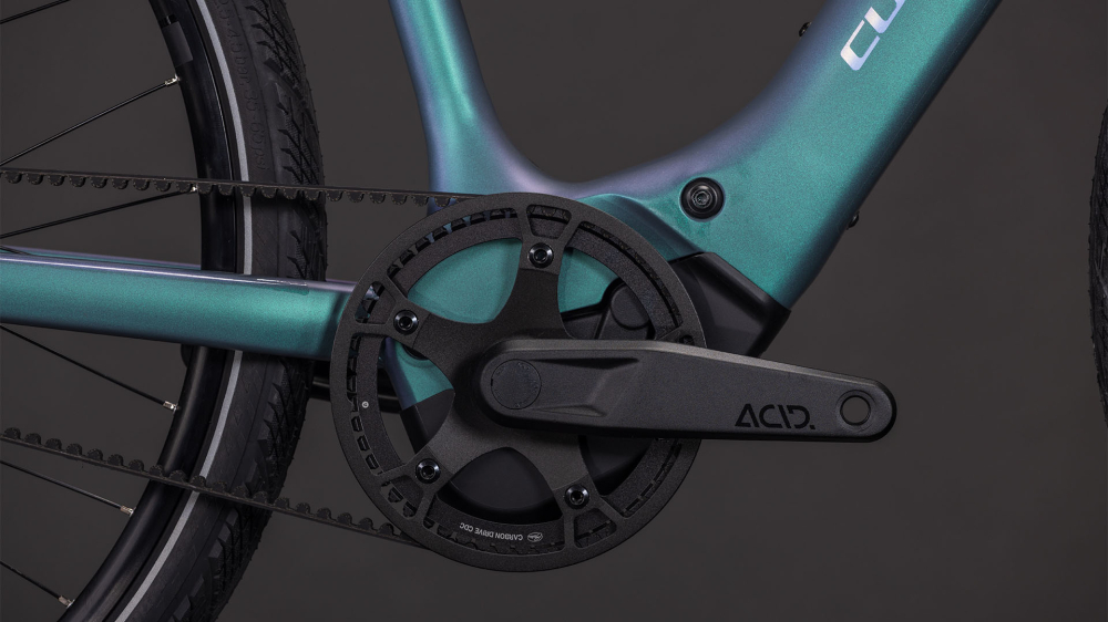 BICICLETA ELECTRICA CUBE EDITOR HYBRID SLT 400X TRAPEZE SMARAGDGREY PRISM 2026 54 cm [5]