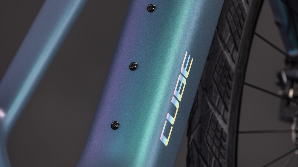 BICICLETA ELECTRICA CUBE EDITOR HYBRID SLT 400X TRAPEZE SMARAGDGREY PRISM 2026 54 cm [3]