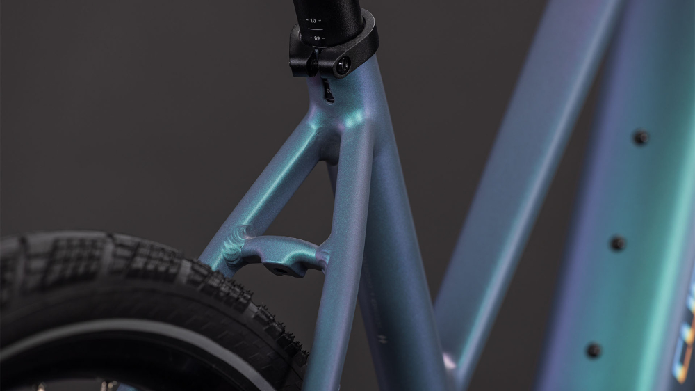 BICICLETA ELECTRICA CUBE EDITOR HYBRID SLT 400X TRAPEZE SMARAGDGREY PRISM 2026 58 cm [4]