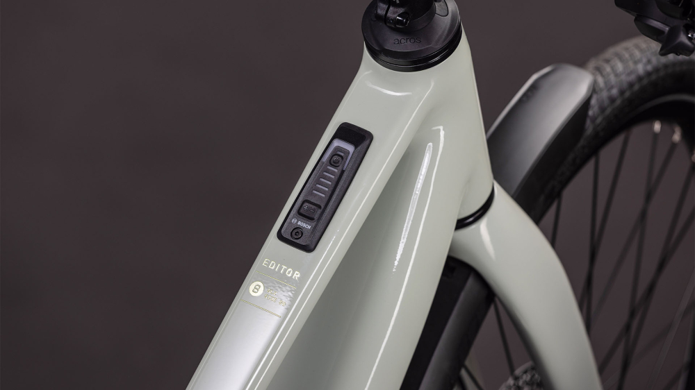 BICICLETA ELECTRICA CUBE EDITOR HYBRID SLX 400X FE TRAPEZE REEDBEIGE CHROME 2026 54 cm [2]