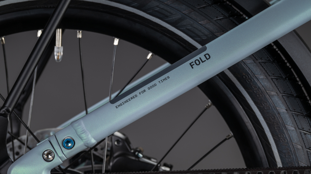 BICICLETA ELECTRICA CUBE FOLD HYBRID COMFORT 545 SEAGREY REFLEX 2026 One Size [4]