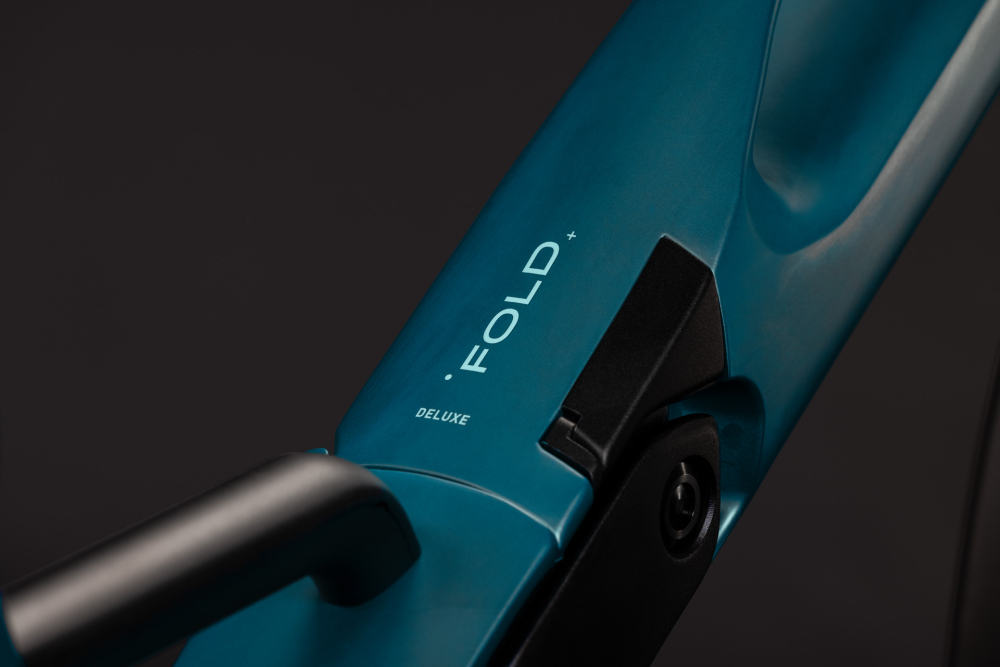 BICICLETA ELECTRICA CUBE FOLD HYBRID DELUXE 540 METALLICPETROL SEA 2027 One Size [3]