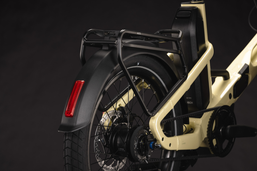 BICICLETA ELECTRICA CUBE FOLD HYBRID DELUXE 540 PALEYELLOW SAGE 2027 One Size [5]