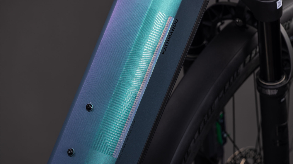 BICICLETA ELECTRICA CUBE KATHMANDU HYBRID EXC 800 EASY ENTRY SMARAGDGREY PRISM 2026 58cm [3]