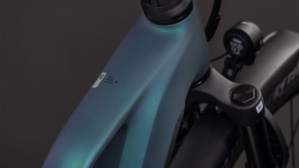 BICICLETA ELECTRICA CUBE KATHMANDU HYBRID EXC 800 TRAPEZE SMARAGDGREY PRISM 2026 46 cm [2]