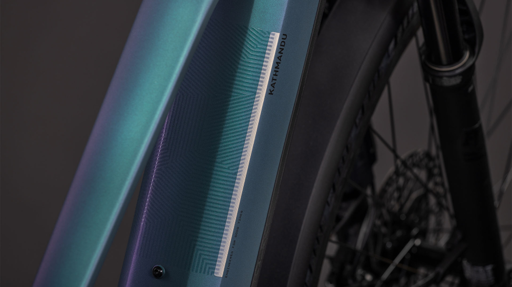 BICICLETA ELECTRICA CUBE KATHMANDU HYBRID EXC 800 TRAPEZE SMARAGDGREY PRISM 2026 54 cm [4]