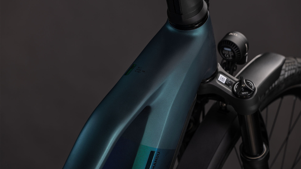 BICICLETA ELECTRICA CUBE KATHMANDU HYBRID SLT 800 TRAPEZE DUSKWOOD GOBLIN 2026 46 cm [2]