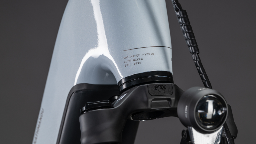 BICICLETA ELECTRICA CUBE KATHMANDU HYBRID SLX 800 EASY ENTRY FOGGREY GREY 2026 54 cm [5]