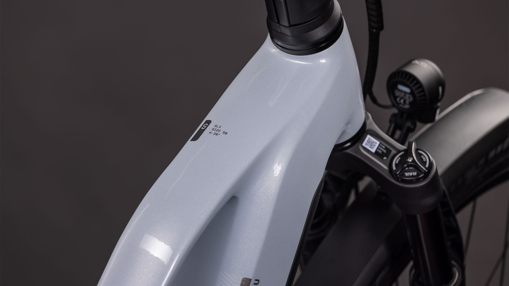 BICICLETA ELECTRICA CUBE KATHMANDU HYBRID SLX 800 TRAPEZE FOGGREY GREY 2026 50 cm [2]