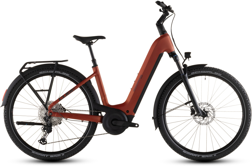 BICICLETA ELECTRICA CUBE NURIDE HYBRID PRO 800 EASY ENTRY CHILLI BLACK 2026 46 cm [2]