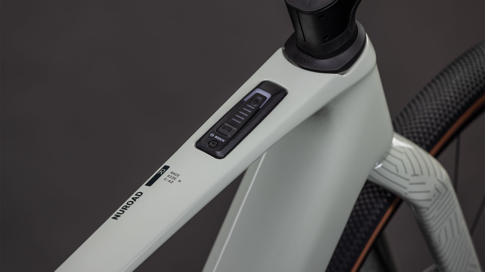 BICICLETA ELECTRICA CUBE NUROAD HYBRID C:62 RACE 400X REEDBEIGE BLACK 2026 L [2]