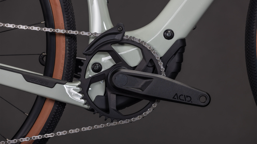 BICICLETA ELECTRICA CUBE NUROAD HYBRID C:62 RACE 400X REEDBEIGE BLACK 2026 M [4]