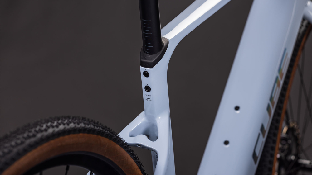 BICICLETA ELECTRICA CUBE NUROAD HYBRID C:62 SLX 400X ICEBLUE PRISM 2026 M [3]