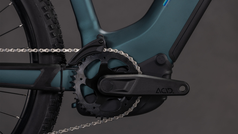 BICICLETA ELECTRICA CUBE REACTION HYBRID ONE 600 EASY ENTRY ROYALGREEN PRISM 2026 cadru M (18") - roti 29 [5]
