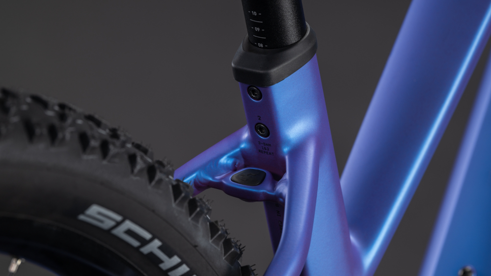 BICICLETA ELECTRICA CUBE REACTION HYBRID ONE 600 TRAPEZE BLUEIRIS REFLECT 2026 cadru S (16") - roti 27.5 [5]