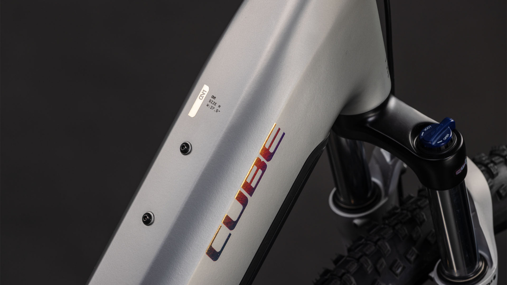 BICICLETA ELECTRICA CUBE REACTION HYBRID ONE 800 EASY ENTRY SLEEKGREY PRISM 2026 cadru L (20") - roti 29 [2]
