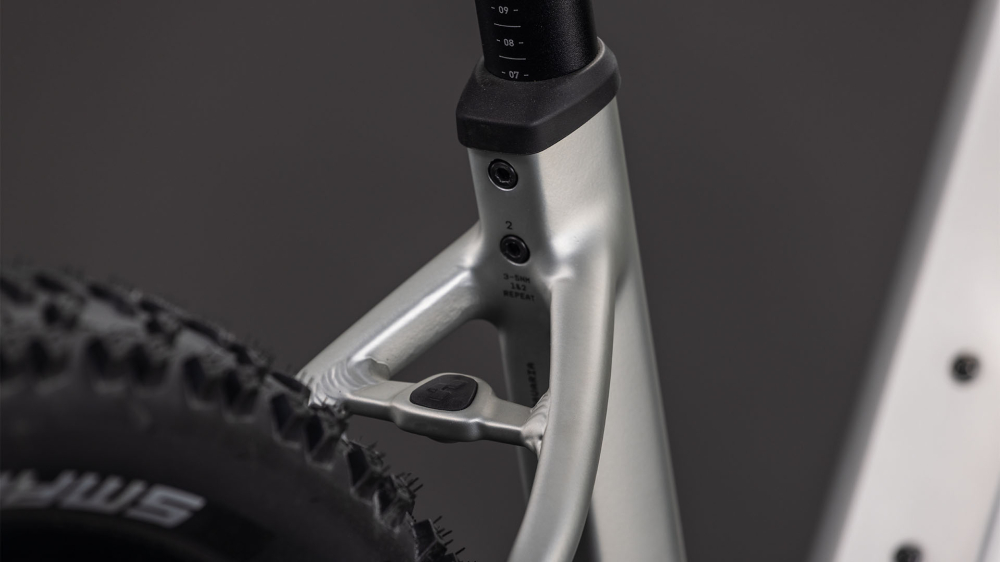 BICICLETA ELECTRICA CUBE REACTION HYBRID ONE 800 EASY ENTRY SLEEKGREY PRISM 2026 cadru M (18") - roti 29 [4]