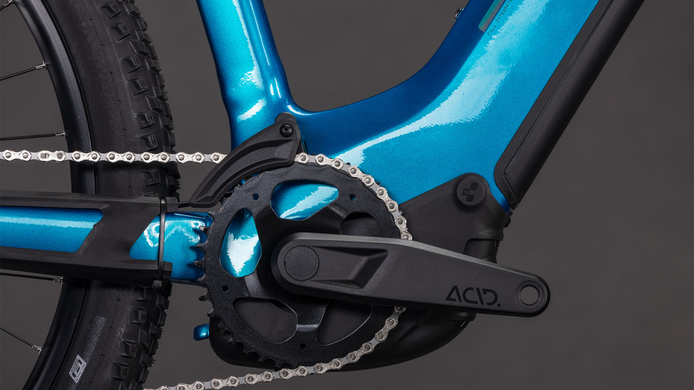 BICICLETA ELECTRICA CUBE REACTION HYBRID PERFORMANCE 600 EASY ENTRY ELECTRICBLUE DAZZLE 2026 cadru M (18") - roti 29 [5]