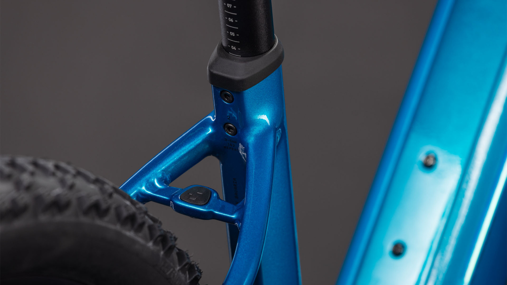 BICICLETA ELECTRICA CUBE REACTION HYBRID PERFORMANCE 600 EASY ENTRY ELECTRICBLUE DAZZLE 2026 cadru XL (22") - roti 29 [4]