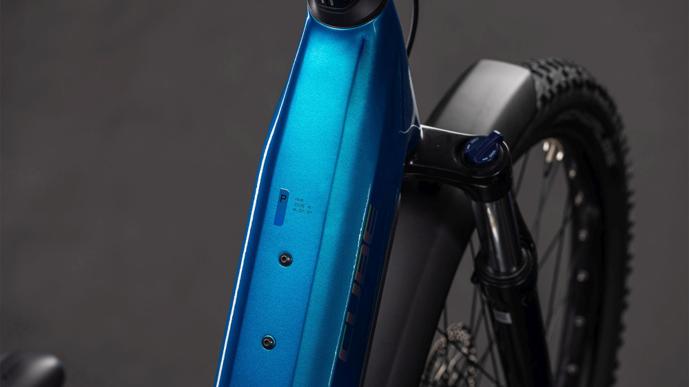 BICICLETA ELECTRICA CUBE REACTION HYBRID PERFORMANCE 600 FE EASY ENTRY ELECTRICBLUE DAZZLE 2026 cadru L (20") - roti 29 [2]