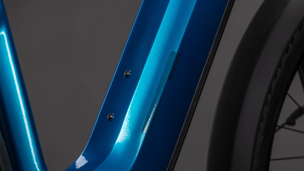 BICICLETA ELECTRICA CUBE REACTION HYBRID PERFORMANCE 600 FE EASY ENTRY ELECTRICBLUE DAZZLE 2026 cadru M (18") - roti 29 [3]