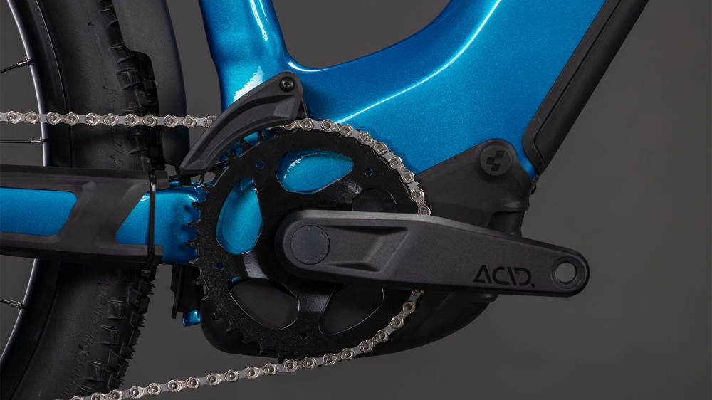 BICICLETA ELECTRICA CUBE REACTION HYBRID PERFORMANCE 600 FE EASY ENTRY ELECTRICBLUE DAZZLE 2026 cadru XL (22") - roti 29 [5]