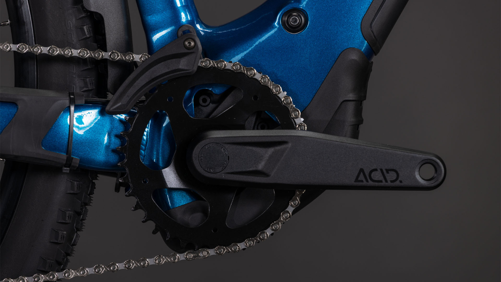 BICICLETA ELECTRICA CUBE REACTION HYBRID PERFORMANCE 600 FE ELECTRICBLUE DAZZLE 2026 cadru M (18") - roti 29 [5]
