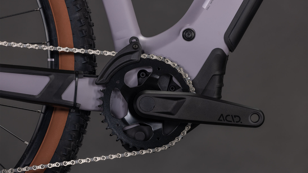 BICICLETA ELECTRICA CUBE REACTION HYBRID PERFORMANCE 600 PLUMGREY BLACK 2026 cadru M (18") - roti 29 [5]