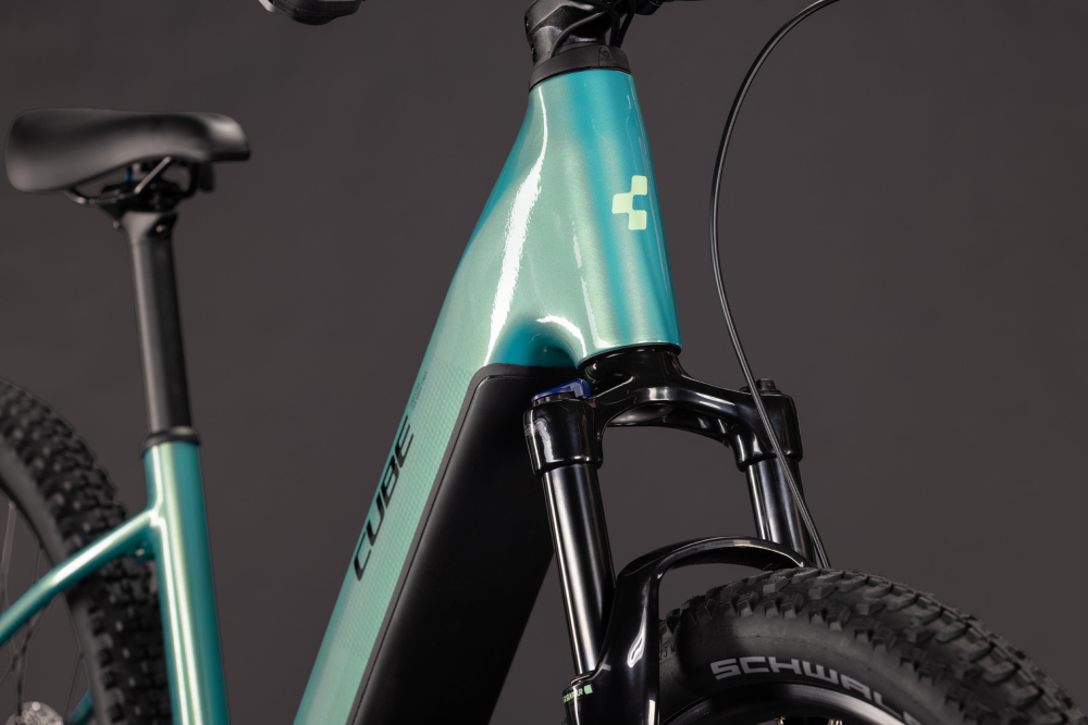 BICICLETA ELECTRICA CUBE REACTION HYBRID PERFORMANCE 720 EASY ENTRY MALDIVIAN BLACK 2027 M [5]