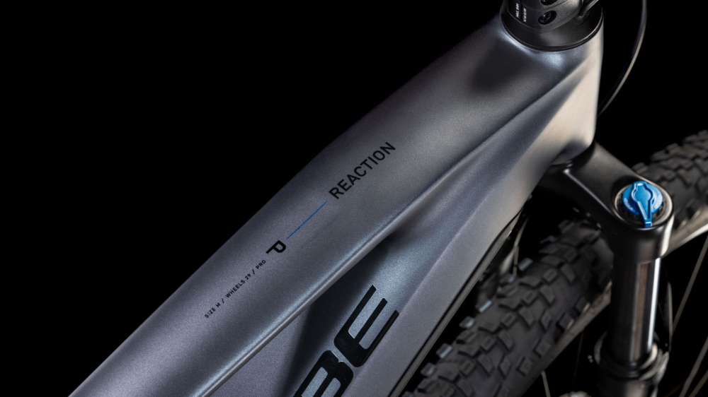 BICICLETA ELECTRICA CUBE REACTION HYBRID PRO 600 METALLICGREY BLACK 2025 cadru L (19") - roti 29 [2]